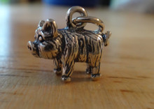 Pig with Personality Farm Sterling Silver Charm