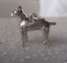 Fox, Jack Russell or Bull Terrier Dog Sterling Silver Charm