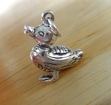 19x17mm solid Baby Duckling Duck Sterling Silver Charm