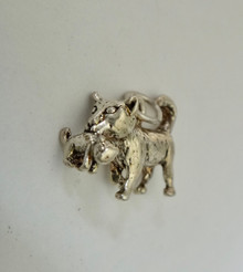 3D Cat with a Kitten in it's mouth Sterling Silver Charm