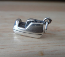 8x17mm Office Tool Tape Dispenser Sterling Silver Charm