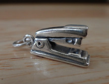 5x18mm Office Tool Stapler Sterling Silver Charm