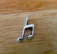 10x17mm Small Music Notes Sterling Silver Charm