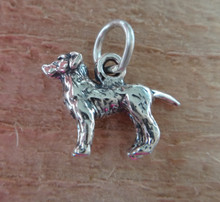 Small 11x16mm Labrador Retriever Dog Sterling Silver Charm