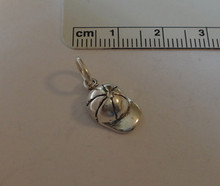 15x9mm Small Baseball Softball Cap Sterling Silver Charm