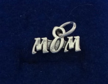 says Mom Sterling Silver Charm!