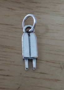 5x16mm Popsicle on 2 Sticks Ice Cream Sterling Silver Charm