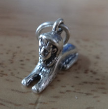 3D 18x13mm Solid Sphinx of Giza in Egypt Sterling Silver Charm