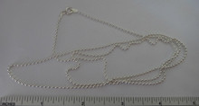 30" inch 7gram Sterling Silver 1.8mm Bead Chain for Charms!