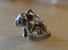 Sterling Silver 3D 10x13mm solid Gorilla Baboon Monkey Charm