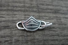 Sterling Silver 8x12mm Medical Surgical Face Covering Nurse Doctor Charm