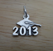 13x15mm 2013 with Graduation Cap Sterling Silver Charm!!