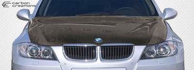 BMW 3 Series 4DR OEM Carbon Fiber Creations Body Kit- Hood 2006-2008