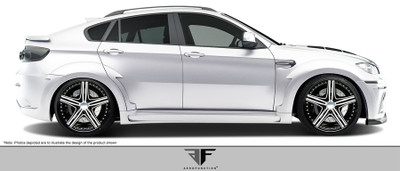 BMW X6 AF-5 Aero Function Side Skirts for Wide Body Kit 2008-2014