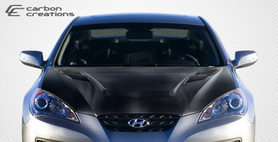Fits Hyundai Genesis 2DR Vader Carbon Fiber Creations Body Kit- Hood 2010-2012