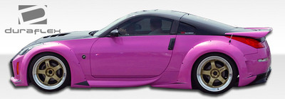 Fits Nissan 350Z Vader 3 Duraflex Side Skirts for Wide Body Kit 2003-2008