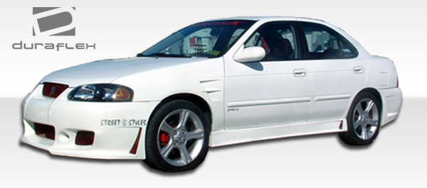 Fits Nissan Sentra B 2 Duraflex Side Skirts Body Kit 2000 2006