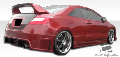 Honda Civic 2DR Sigma Duraflex Rear Body Kit Bumper 2006-2011