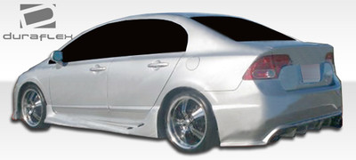 Honda Civic 4DR I-Spec Duraflex Rear Body Kit Bumper 2006-2011