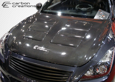 Infiniti G Coupe 2DR GT Concept Carbon Fiber Creations Body Kit- Hood 2008-2015