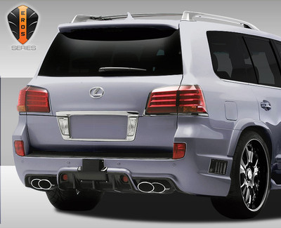 Lexus LX Eros Version 1 Duraflex Rear Body Kit Bumper 2008-2015