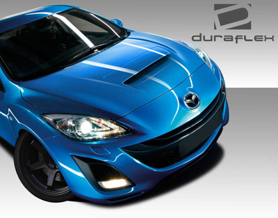Mazda 3 M-Speed Duraflex Body Kit- Hood 2010-2013
