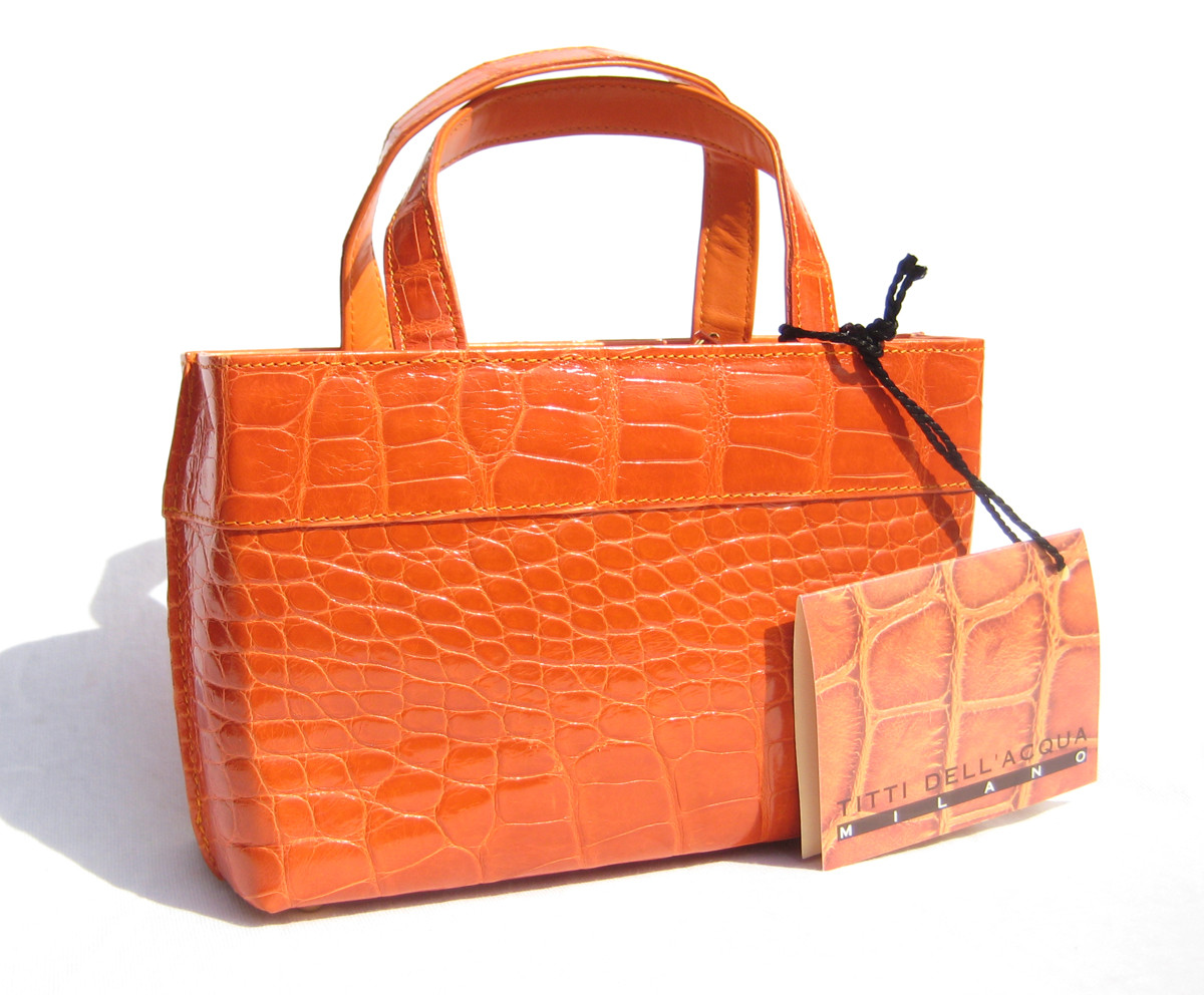 Vintage alligator leather bag - Gem