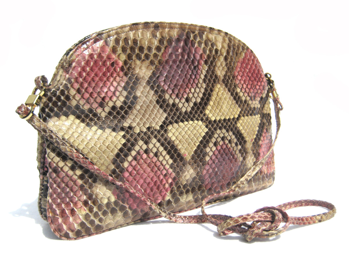 Vintage, Bags, Morris Moskowitz Mm Vintage Purse Python Snakeskin
