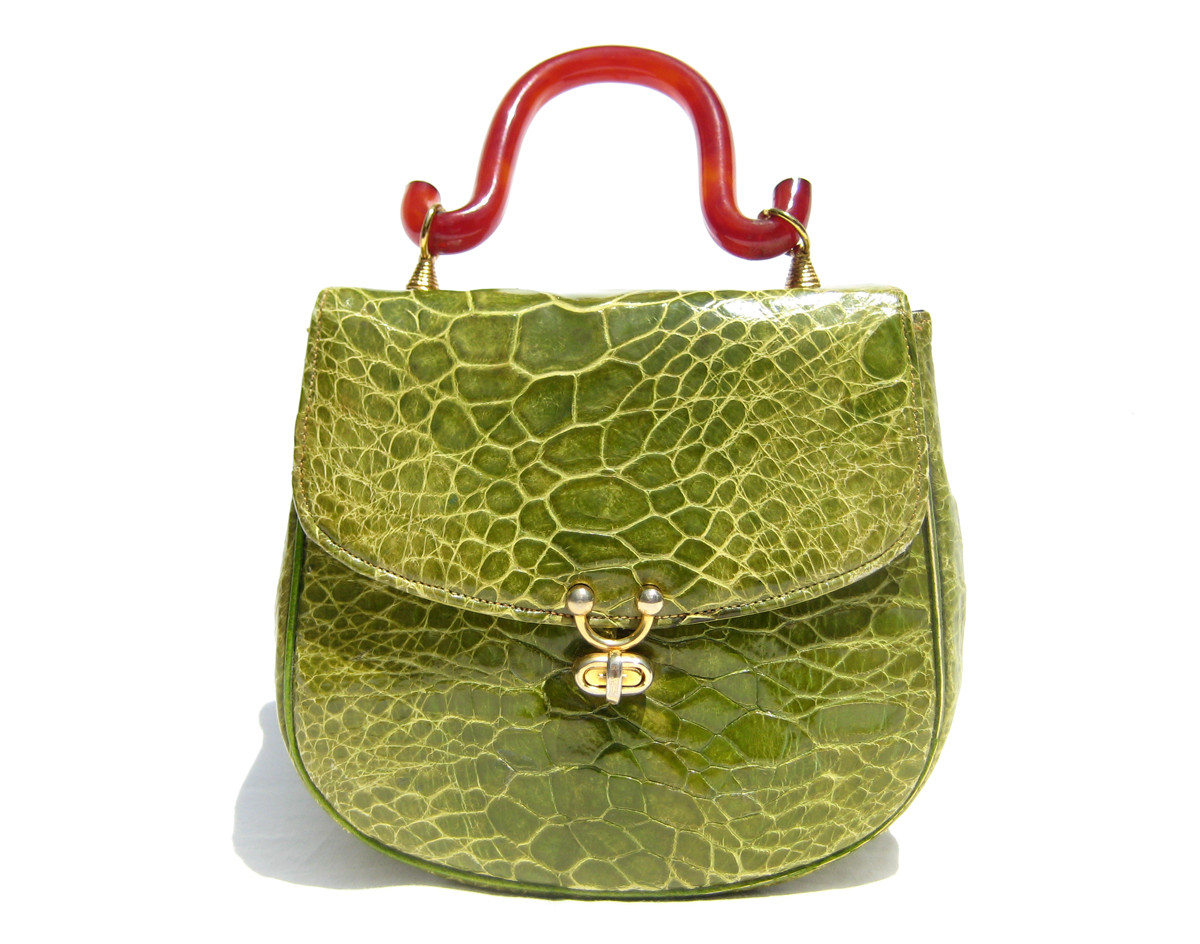 1960's Vintage Gucci Bag Purse Handbag 10 by 7 without handle