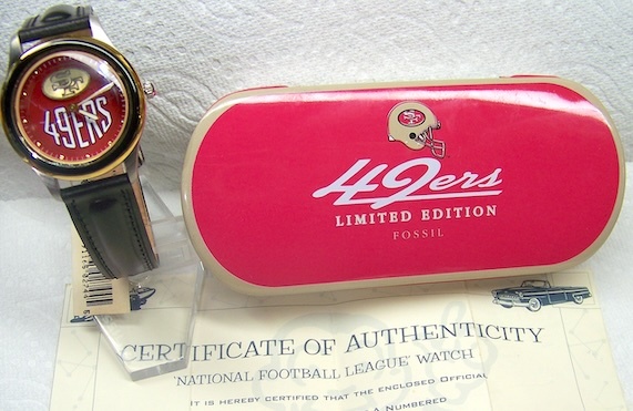 激レア FOSSIL 49ERS™ SAN FRANCISCO モデル 腕時計 激レア FOSSIL 49ERS™ SAN FRANCISCO モデル 腕時計