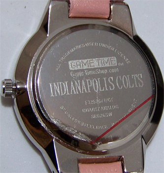 Indianapolis Colts Womens Watch Avon 2008 Release Glitz Wristwatch