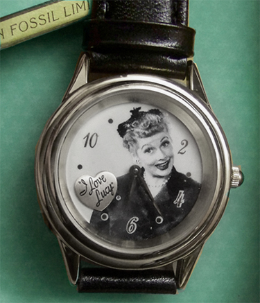 Fossil Watch I Love Lucy Collectible Wristwatch in Lucy car  display picture 3