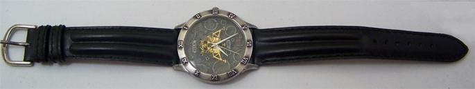 Apollo 11 Lunar Moon Landing Watch Fossil Relic Vintage Wristwatch