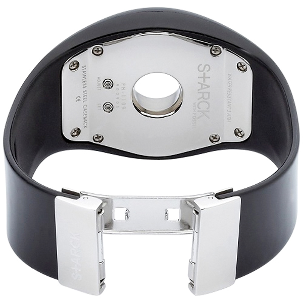 Fossil Philippe Starck Designer O-Ring Watch PH1085 Black