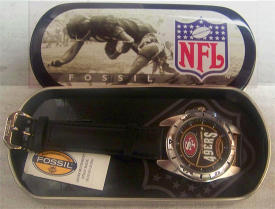 San Francisco 49ers Fossil Watch Superbowl XXIX Vintage Wristwatch