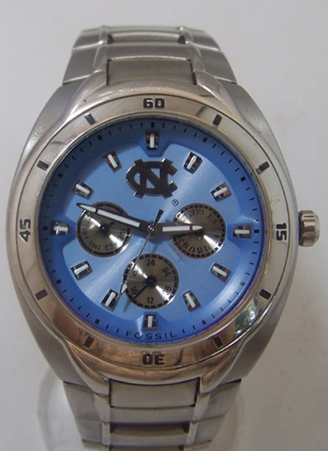 UNC Tarheels Fossil watch Mens 