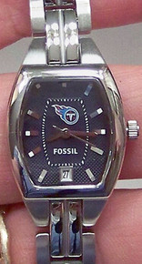 Tennessee Titans Fossil Watch Womens Three Hand Date Wristwatch