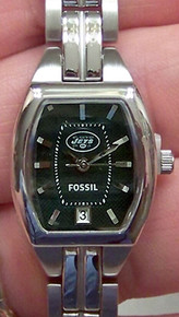 New York Jets Fossil Watch Womens Cushion Three Hand Date NFL1192