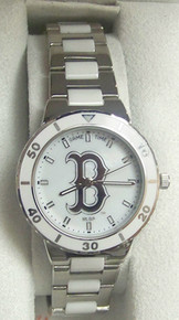 Boston Red Sox Game Time Pearl Watch Ladies mother of pearl Wristwatch