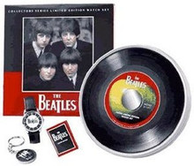 The Beatles Fossil Watch Apple Li1591 Vintage Collectors set Key Chain