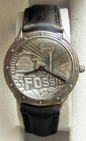 Fossil Streamliner Train Watch set in Fossil Tin Black LE9446