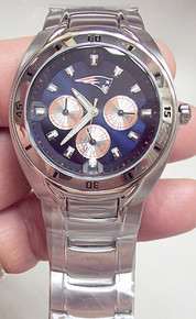 New England Patriots Fossil Watch Mens Multifunction Wristwatch