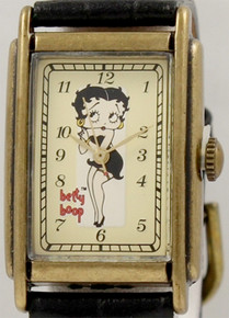 Betty Boop Watch Fossil vintage with pin and tin Li-1044