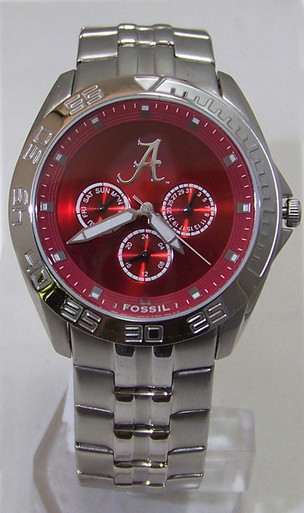 Alabama Crimson Tide Fossil Watch Mens 