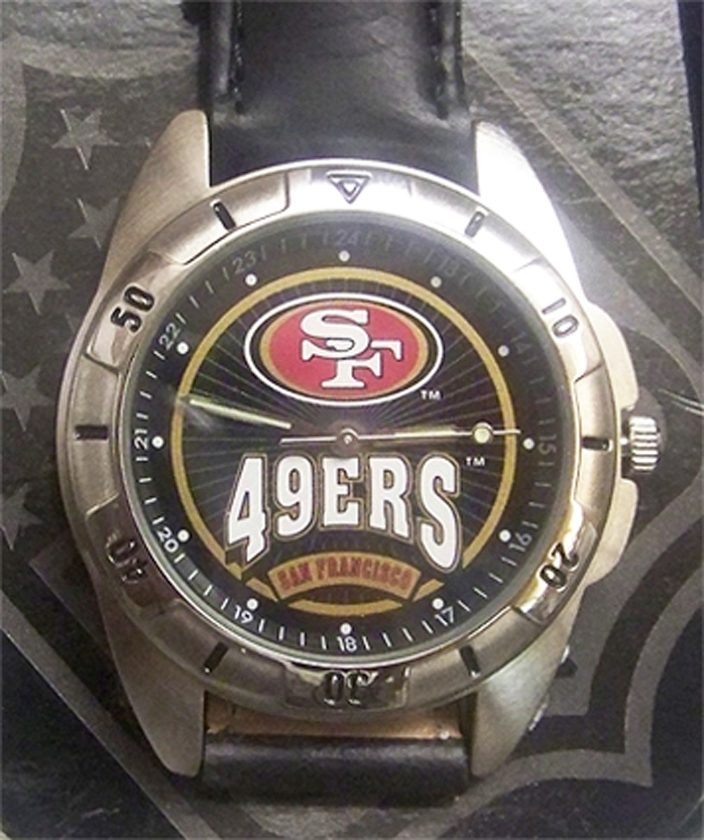 San Francisco 49ers Fossil Watch Vintage 1996 Mens NFL Wristwatch New
