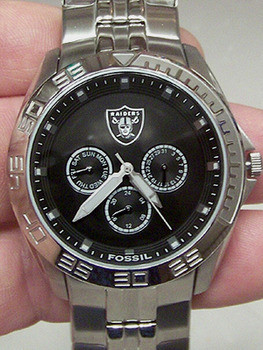Oakland Raiders Fossil Multifunction II Watch NFL1171