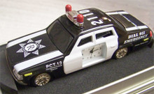 Fossil Relic Police Car Desk Clock. Vintage Novelty LE Collectible