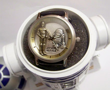 Star Wars Fossil R2D2 and C3PO Watch Lmt Ed Wristwatch in R2D2 Case