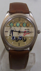 Fossil Bowling Watch Vintage Collectors Bowlers Wristwatch