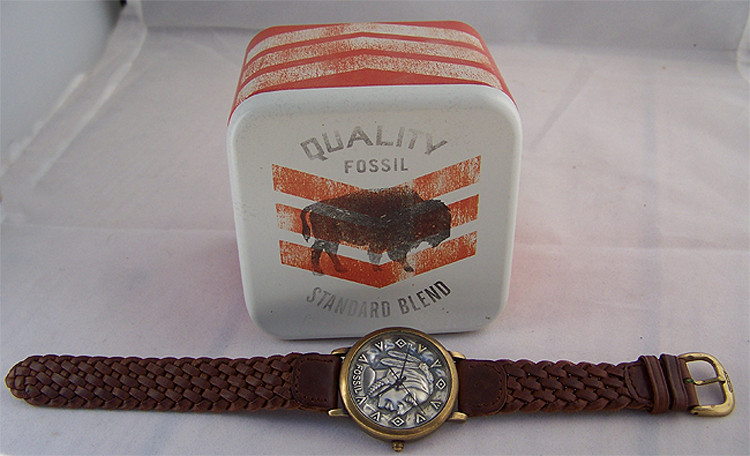 Fossil Mens Native American Profile watch American Indian Watch display picture 2